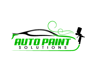 Auto Paint Solutions logo design - 48HoursLogo.com