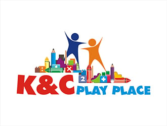 K & C Play Place logo design - 48HoursLogo.com