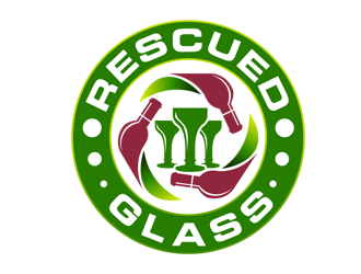 Rescued Glass logo design by chuckiey