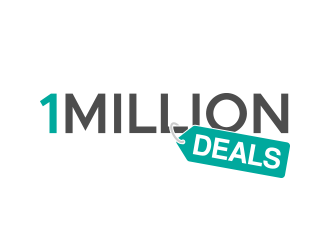 1 MILLION DEALS logo design by lexipej
