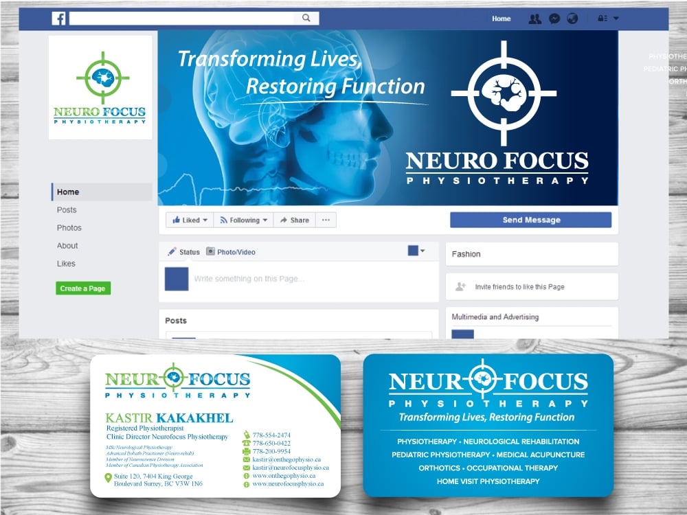 Neurofocus Physiotherapy logo design by jaize