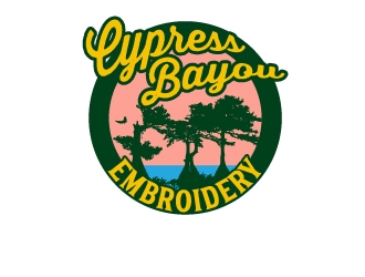 Cypress Bayou Embroidery logo design by Punchy215