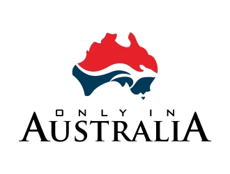 Only In Australia logo design by cikiyunn