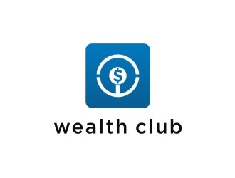 Wealth Club logo design by case