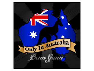 Only In Australia logo design by fastsev