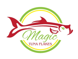 MAGIC TUNA FLAKES logo design by Dawnxisoul393