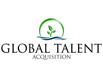 Global Talent Acquisition logo design by jetzu