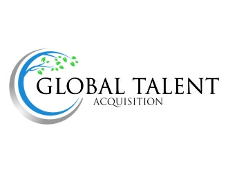 Global Talent Acquisition logo design by jetzu