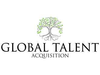 Global Talent Acquisition logo design by jetzu