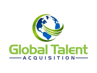 Global Talent Acquisition logo design by Dawnxisoul393