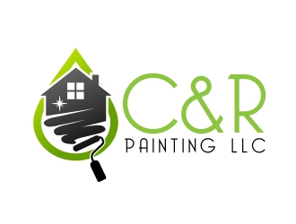 C&R Painting LLC logo design by Dawnxisoul393