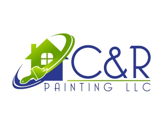 C&R Painting LLC logo design by Dawnxisoul393