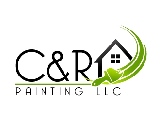 C&R Painting LLC logo design by Dawnxisoul393