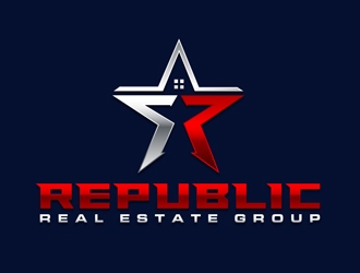 Republic Real Estate Group logo design by DreamLogoDesign