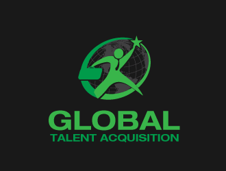 Global Talent Acquisition logo design by tec343