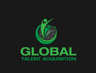 Global Talent Acquisition logo design by tec343