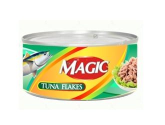 MAGIC TUNA FLAKES logo design by Dawnxisoul393