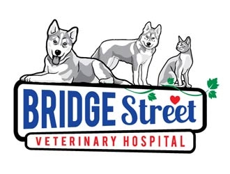 Bridge Street Veterinary Hospital logo design by logoguy