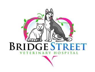 Bridge Street Veterinary Hospital logo design by DreamLogoDesign