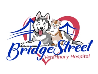 Bridge Street Veterinary Hospital logo design by DreamLogoDesign