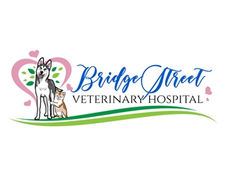 Bridge Street Veterinary Hospital logo design by DreamLogoDesign