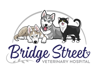 Bridge Street Veterinary Hospital logo design by PiceFlia