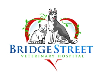 Bridge Street Veterinary Hospital logo design by DreamLogoDesign