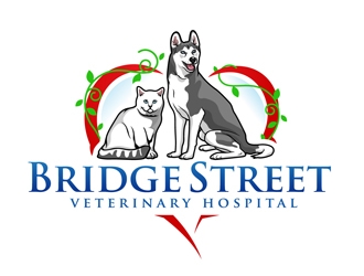 Bridge Street Veterinary Hospital logo design by DreamLogoDesign