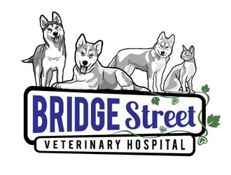 Bridge Street Veterinary Hospital logo design by logoguy