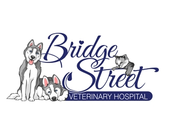 Bridge Street Veterinary Hospital logo design by veron