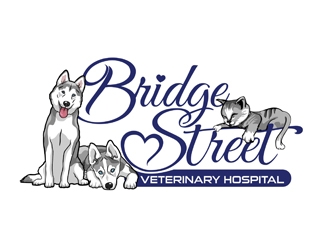 Bridge Street Veterinary Hospital logo design by veron