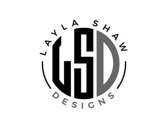 LSD -- Layla Shaw Designs logo design by akilis13