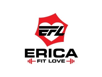 Erica Fit Love LLC logo design by Gaze