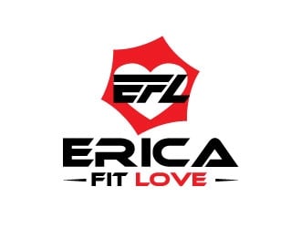 Erica Fit Love LLC logo design by Gaze