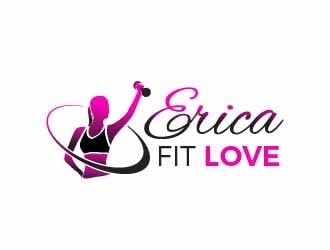 Erica Fit Love LLC logo design by SOLARFLARE