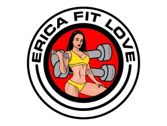 Erica Fit Love LLC logo design by KDesigns