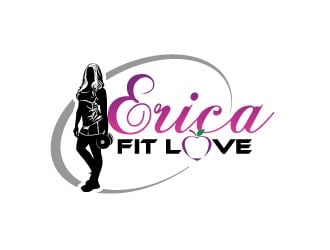 Erica Fit Love LLC logo design by Gaze