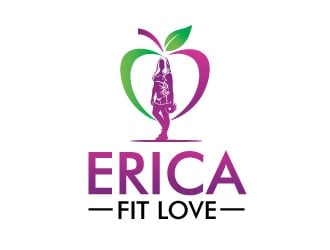 Erica Fit Love LLC logo design by Gaze