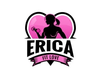 Erica Fit Love LLC logo design by ProfessionalRoy