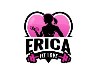 Erica Fit Love LLC logo design by ProfessionalRoy