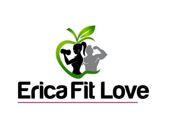 Erica Fit Love LLC logo design by Dawnxisoul393