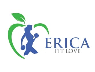 Erica Fit Love LLC logo design by nikkl