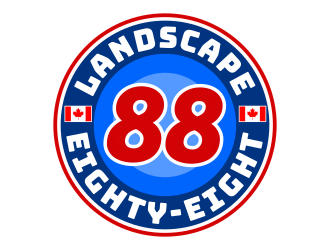 LANDSCAPE EIGHTY-EIGHT logo design by Dakon