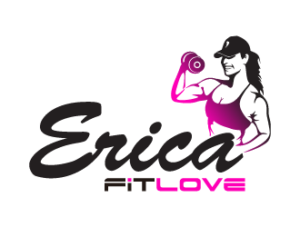 Erica Fit Love LLC logo design by Thoks