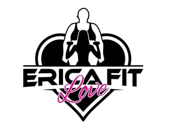 Erica Fit Love LLC logo design by DreamLogoDesign