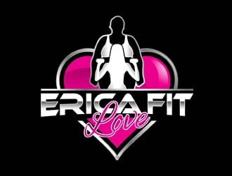 Erica Fit Love LLC logo design by DreamLogoDesign