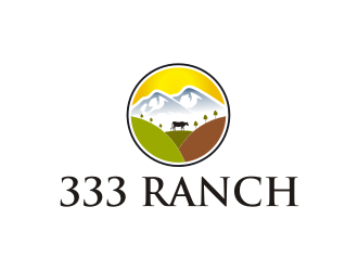 333 Ranch logo design by Franky.