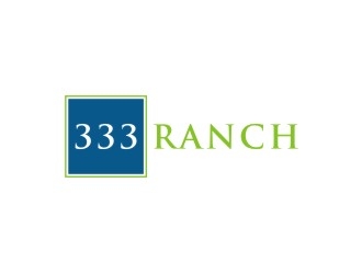 333 Ranch logo design by bricton