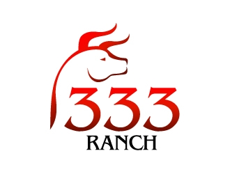 333 Ranch logo design by Dawnxisoul393