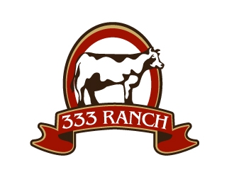 333 Ranch logo design by Dawnxisoul393